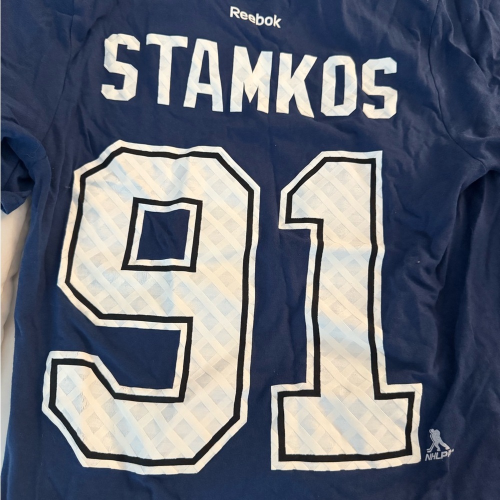 Reebok  Blue Stamkos Jersey Tee